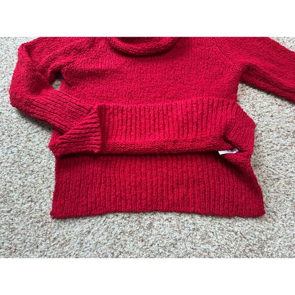 J. JILL Red turtle neck knit sweater size SP/Small Petite - Picture 6 of 10